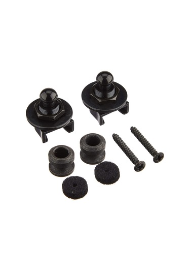 Fender Security Strap Locks Black 2 Askı Kilidi Locks - Buttons