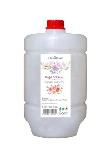 Clean Rose Doğal Gül Suyu 5 L