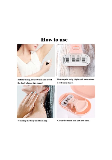 Yifomall 6 Katmanlı Kadın Tüy Dökücü, Hassas Ciltler İçin Mor Renkli Mini Epilasyon Aleti 1 Saat