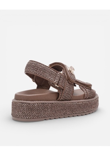Steve Madden Bıgmona Charcoal Kadın Siyah Sandalet Bıgmona Charcoal