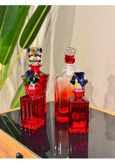 Mikasa Moor Kırmızı Degrade Cam Şişe 29cm 800ml P091.343279