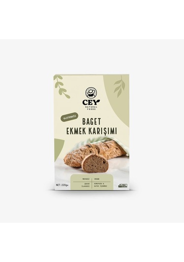 Cey Glutensiz Baget Ekmek Karışımı 220 Gr