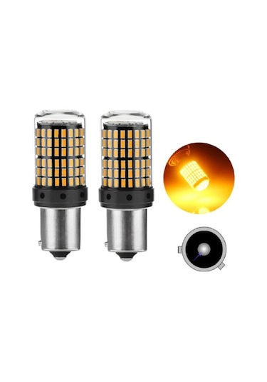 Sinyal Ampulü 144 Led Py21 Turuncu Tak Kullan Ürün Arıza Işığı