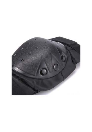 Kangvka Bisiklet Ve Motosiklet İçin Koruyucu Dizlik Ve Dirseklik Seti Eva Ve Pe Malzeme İle Tam Koruma Siyah