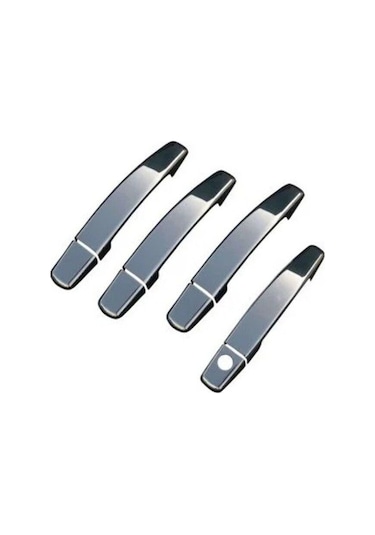 Opel Astra - J Kasa 2011-2015 Model Arası Krom Kapı Kolu 4 Kapı 8 Parça Paslanmaz Çelik