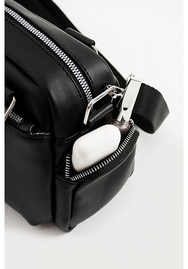 Elit 25ksnm1422c Kadın Omuz Çantası Siyah Siyah