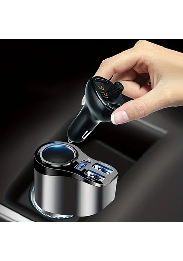 Chuangyinshop Siyah 167w 4'ü 1 Arada Usb-c Araç Şarj Cihazı 47w Pd Hızlı Şarj