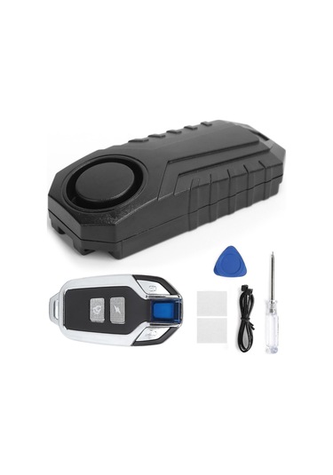 Xindoker Siyah Ks-sf2 Antifantezi Alarmı: 113db, 7 Seviye Hassasiyet, Uzaktan Kumanda, Sos, Ip55 Su Geçirmez - Bisiklet, Elektrikli Kaykay, Motosiklet İçin