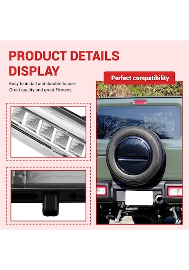 Leasetake Led Arka Fren Lambası Merkezi Yüksek Monteli Dur Uyarı Lambası Arka Stop Lambası Suzuki Jimny Jb64 Jb74 2019-2023 Beyaz