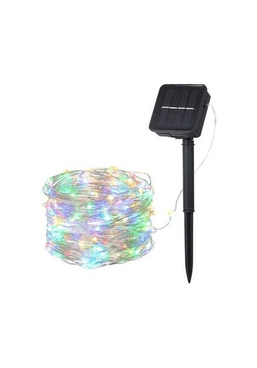 Novahub 9w 15m 150 Led Çok Renkli Bahçe Işıkları, 8 Modlu Güneş Enerjili, Bahçe Dekorasyonu İçin Çok Renkli