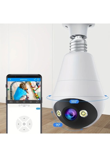 Xuweiwei Jooan Akıllı İç Mekan Güvenlik Kamerası T10 32g Card Wifi 360 Derece Ptz Hareket Algılama Renkli Gece Görüşü