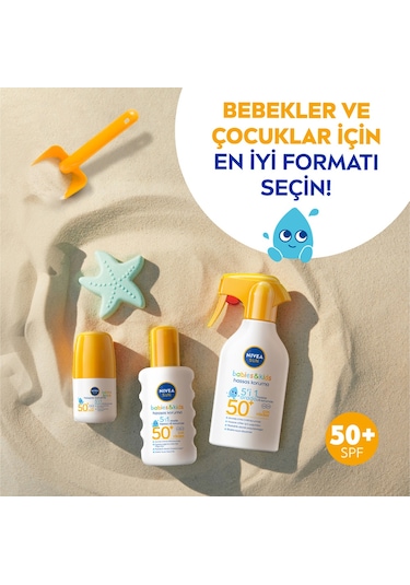 Nivea Sun Güneş Trigger Sprey Çocuk Hassas Gkf 50+ 270 Ml
