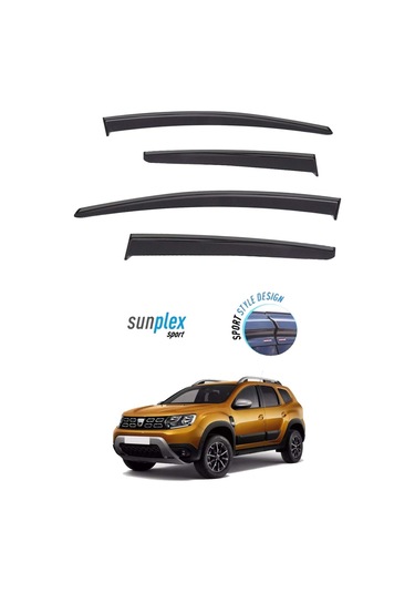 Dacia Duster 17-20 Sunplex Marka Cam Rüzgarlığı Mugen 4'Lü