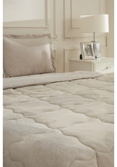 Karaca Home Flufy Çift Kişilik Soft Dream Comfort Set Bej Bej