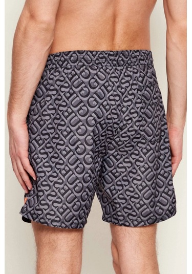 Guess New Onehundred Logolu Erkek Gri Mayo F6gt27wg2a2-p7vv