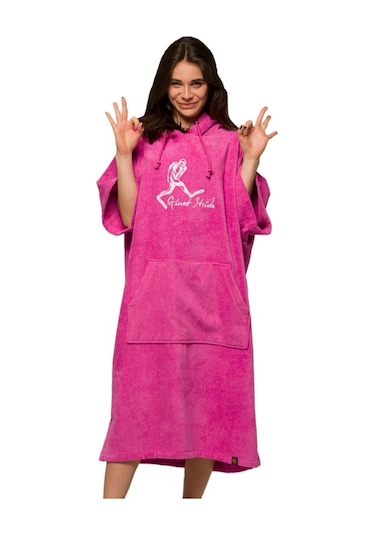 Poncho Pink-Pembe