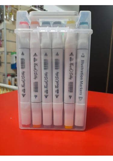 Touch Silky Çift Uçlu Artist Marker Kalemi 24'lü