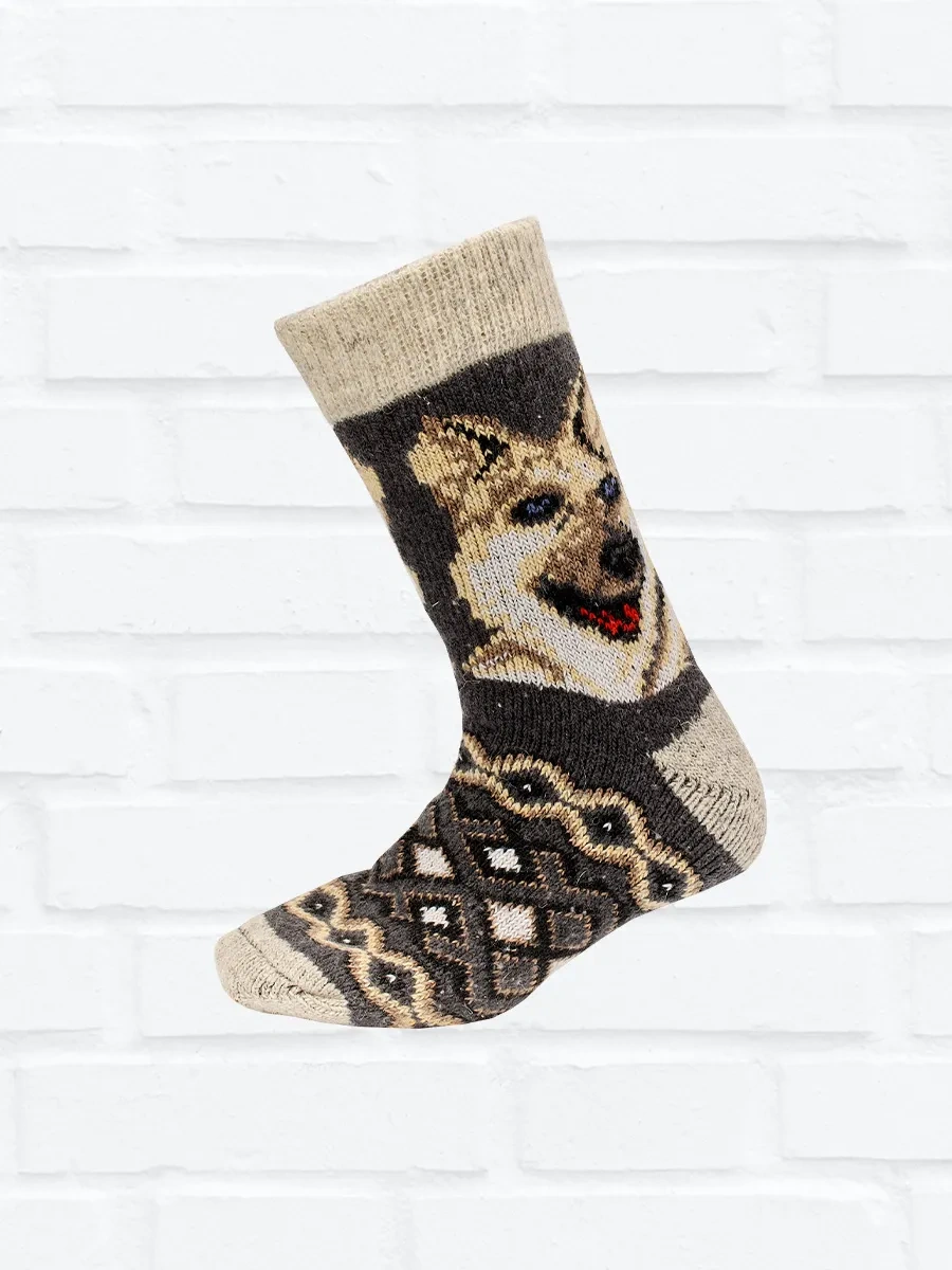 Nakın Yünlü Sıcak Kış Çorapları Hediye 3 Çift 132080305 Siyah Melanj