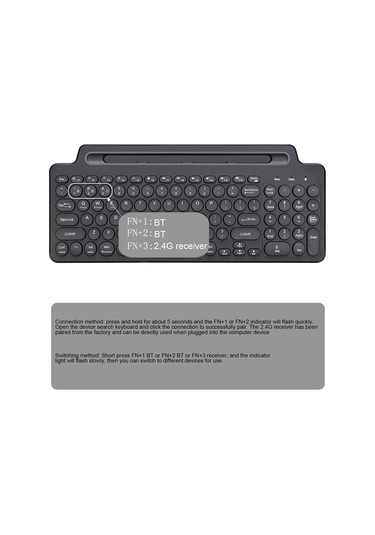 Maiyame Dizüstü Tarzı Klavye: Sessiz, Ergonomik Ve Kablosuz, Dokunmatik Yüzeyli, Telefon/tablet/pc Uyumlu