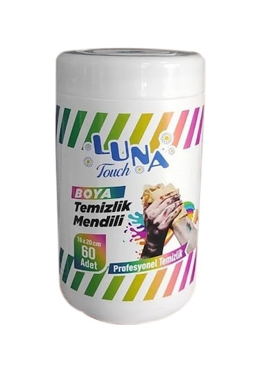 Luna Boya Temizleme Mendili 60'lı 16x20cm