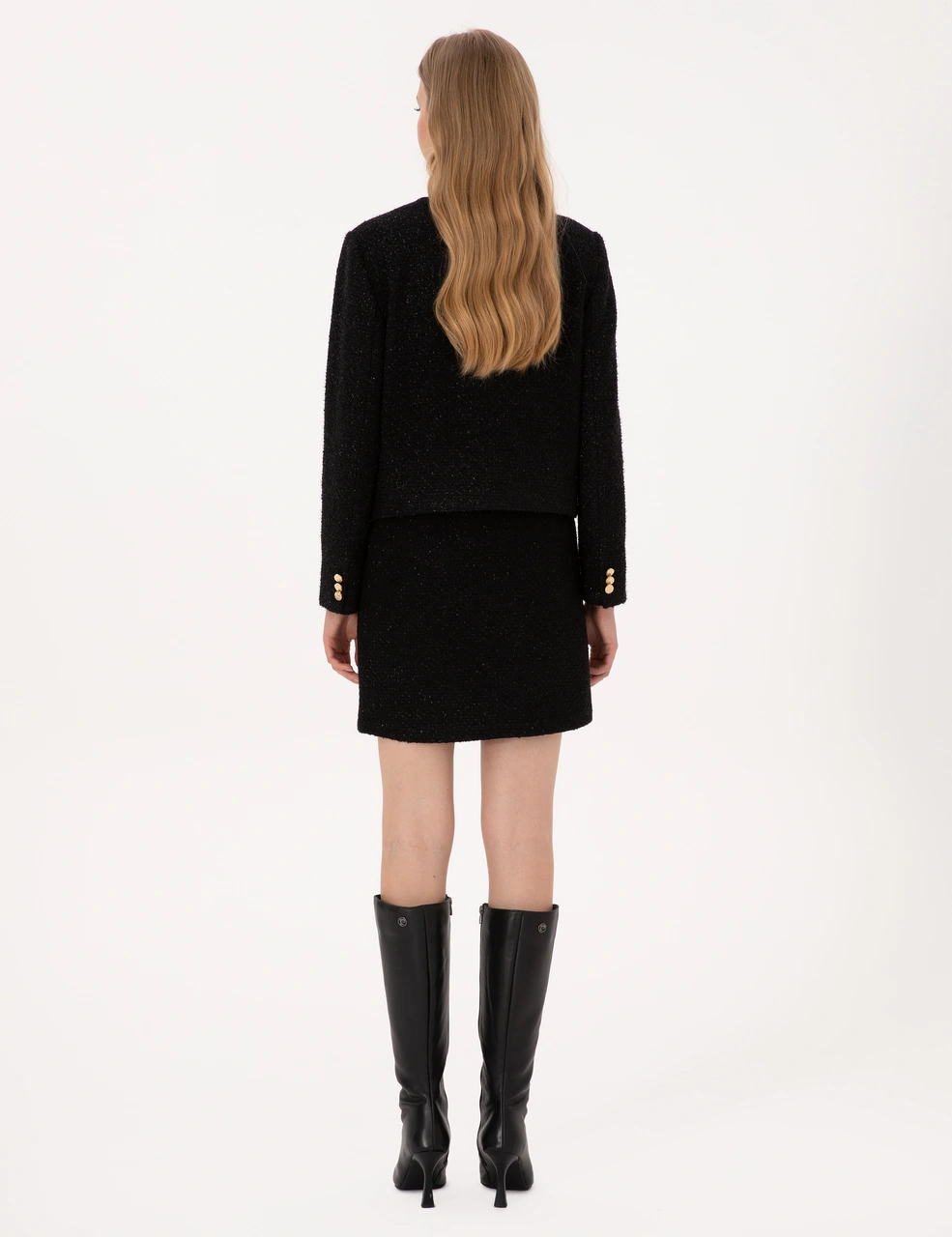 Pierre Cardin Kadın Siyah Etek Dokuma 50319441-vr046 Siyah