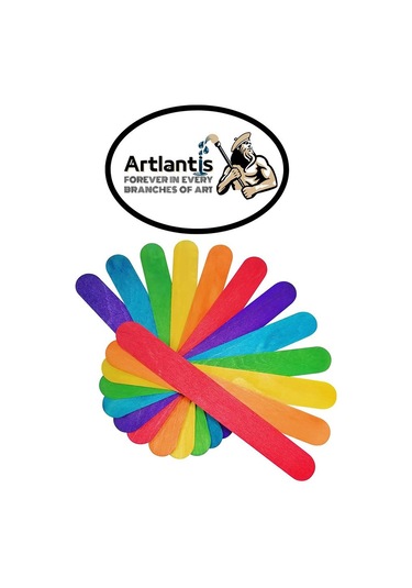 Renkli Dil Çubuğu 200 Lü 1 Paket Ahşap Dil Basma Cubugu Abeslang Renkli Doktor Dil Çubuğu Büyük Jumbo