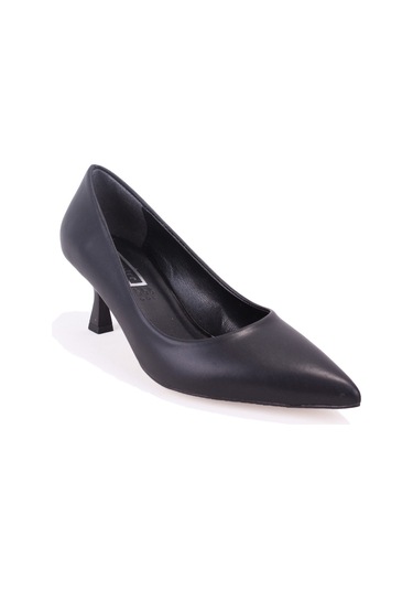 Dagoster Dza07-388499 Siyah Stiletto Topuklu Kadın Ayakkabı Siyah