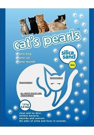 Cat's Pearls Hijyenik Silika Kristal Kedi Kumu 12 x 3800 ML