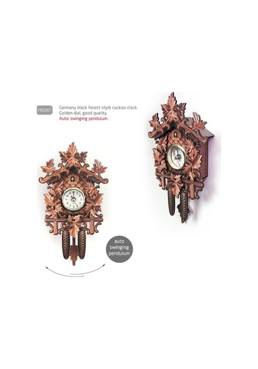 Novahub Klasik Kuşlu Saat - Dekoratif Mdf, 4 Model, Aa Pil İle Çalışır, Çok Renkli Çok Renki