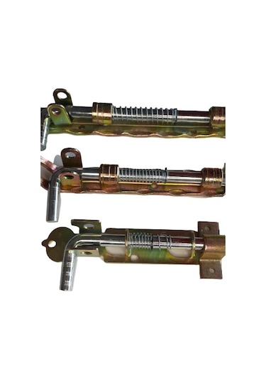 Sürgülü Kapı Kilidi Sliding Door Lock 5'li - Orta - Yaylı Ferforje