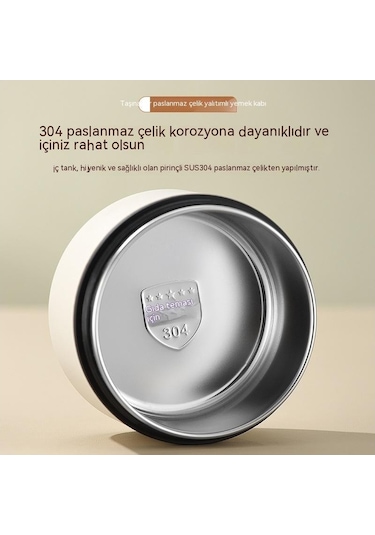 Paslanmaz Çelik Yalıtımlı Yemek Saklama Kabı, Mikrodalga Uyumlu, Taşıma Çantası İle Restoran Ve Paket Servisler İçin Pratik Katmanlı Yemek Kapları Seti MAvi