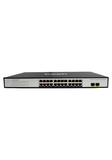 Beek BN-GS-1242P2S 24 Port 10/100/1000Mbps Yönetilemeyen PoE+ Switch