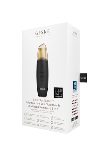 Geske Smartappguided 9 ın 1 Microcurrent Skin Scrubber & Blackhead Remover
