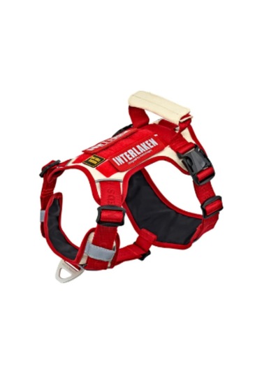 Interlaken Harness Köpek Göğüs Tasması Kırmızı Bej L Bej - Kırmızı