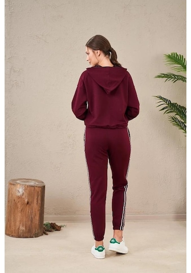 Pjs 23574 Kapüşonlu Kadın Eşofman Takım 001