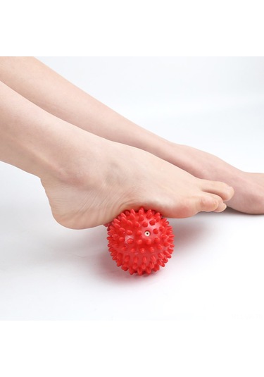 Vkemall Pvc Masaj Topu - Kas Gevşetici, Yoga Ve Fitness İçin Kompakt Tasarım, Mor Renk Seçeneği Çok Renkli