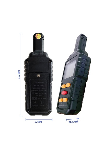 Xindoker Taşınabilir 3'lü Elektromanyetik Radyasyon Ölçer - Sesli Ve Işıklı Alarmlı, Lcd Ekranlı Ev/ofis Kullanımı İçin