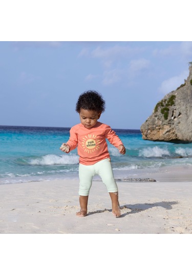 Lassig Sunshine Uv Korumalı Uzun Kollu Mayo Tişört Coral Pembe