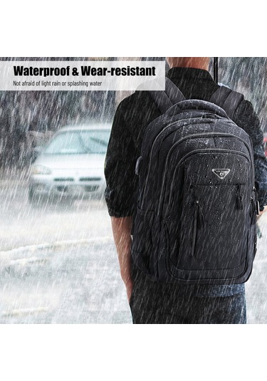 Tenfowee Usb Şarj Portlu Su Geçirmez Sırt Çantası Okul, Seyahat Ve Günlük Kullanım İçin Ergonomik Tasarım Çok Renkli