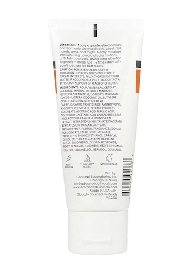 Advanced Clinicals Vitamin C Yüz Ve Vücut Kremi 59ml