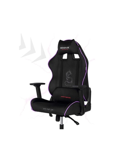 Rio Balerion Terletmez Kadife Kumaş Siyah Gaming Oyuncu Koltuğu - 26 Siyah