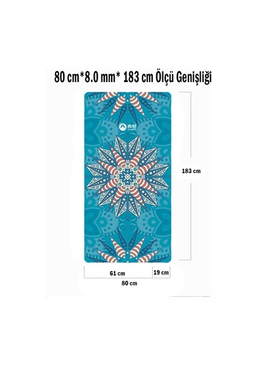 Tusi Yoga Matı Ve Pilates Minderi Yıldız Desen
