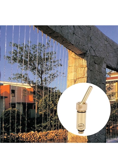 Gajeena Bakıcı Bahçe M10 Bakır Su Fıskiyesi, Ayarlanabilir Valfli Peyzaj Sprinkler, Müzik Fontanı Ve Manzaralar İçin Dış Vida Bağlantılı