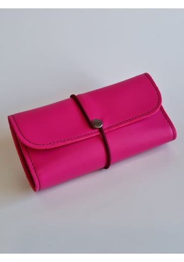 Tütün Kesesi Deri Vegan Deri Küçük Boy