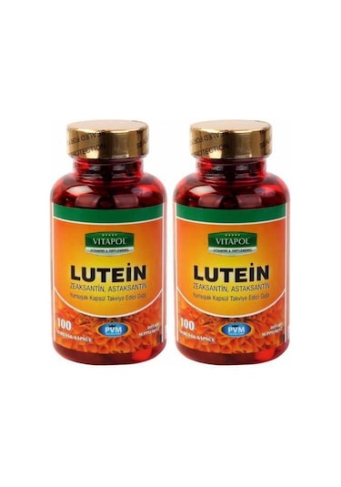 Vitapol Lutein 15 Mg Astaxanthin Astaksantin Zeaksantin 2 Adet