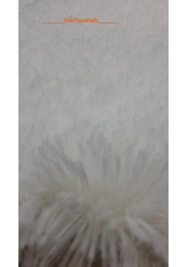 Doğuş Tavşan Tüyü Beyaz Post Halı 80 x 300 Cm