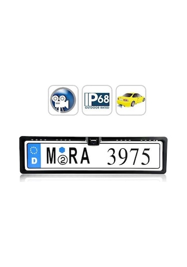 lidergaraj Kameralı Park Sensörü 4.3'' Ayna Ekran+Plakalık Kamera