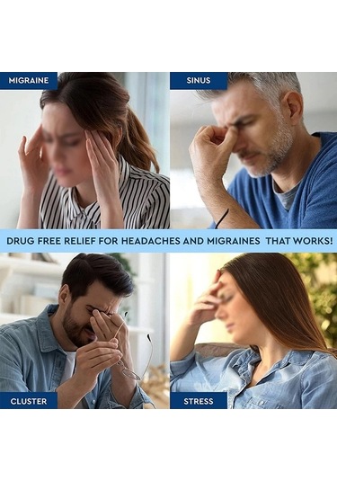 Novahub Baş Ağrısı Yatıştırıcı Şapka Tekrar Kullanılabilir Sıcak/soğuk Terapi Şapkası, Esnek Soğuk Jeller Baş Sargısı, Mavi Mavi