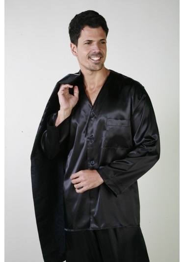 Ancelo 333 Saten Pijama Takım Ve Robdöşambr 3Lü Damat Çeyiz Set