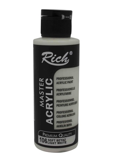 Rich Master Akrilik Boya 120 Cc Beyaz 0000 Naturel